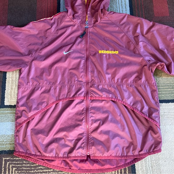 Vtg Nike Team NFL Pro-Line Authentic Washington Redskins Parka Jacket Men's Sz L - Picture 2 of 14